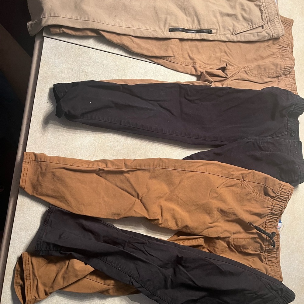 Lot of size 6 boys pants. Old Navy, Nautica and CK